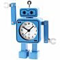 Robot kinderwekker blauw SRP2305-3J